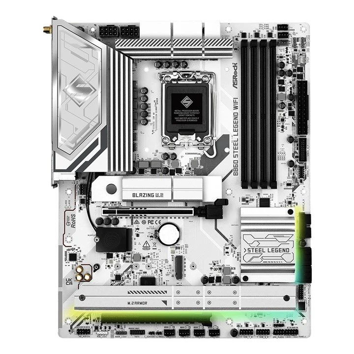 Asrock B860 Steel Legend WiFi Intel B860 LGA 1851 (Socket V1) ATX - Image 2