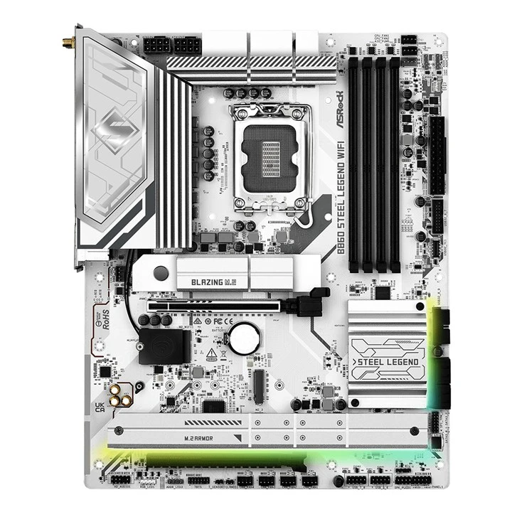 Asrock B860 Steel Legend WiFi Intel B860 LGA 1851 (Socket V1) ATX - Image 3
