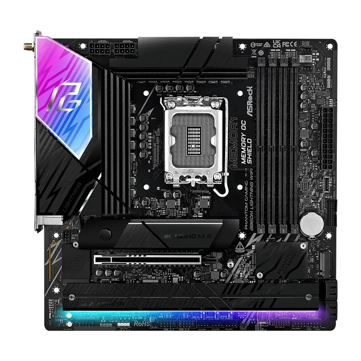 Asrock B860M Lightning WiFi Intel B860 LGA 1851 (Socket V1) Micro ATX - Image 3