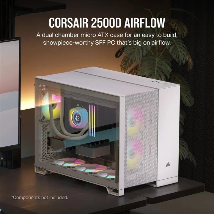 Corsair 2500D AIRFLOW Midi Tower White - Image 2
