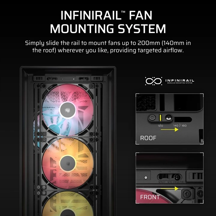 Corsair FRAME 5000D RS ARGB Midi Tower Black - Image 2