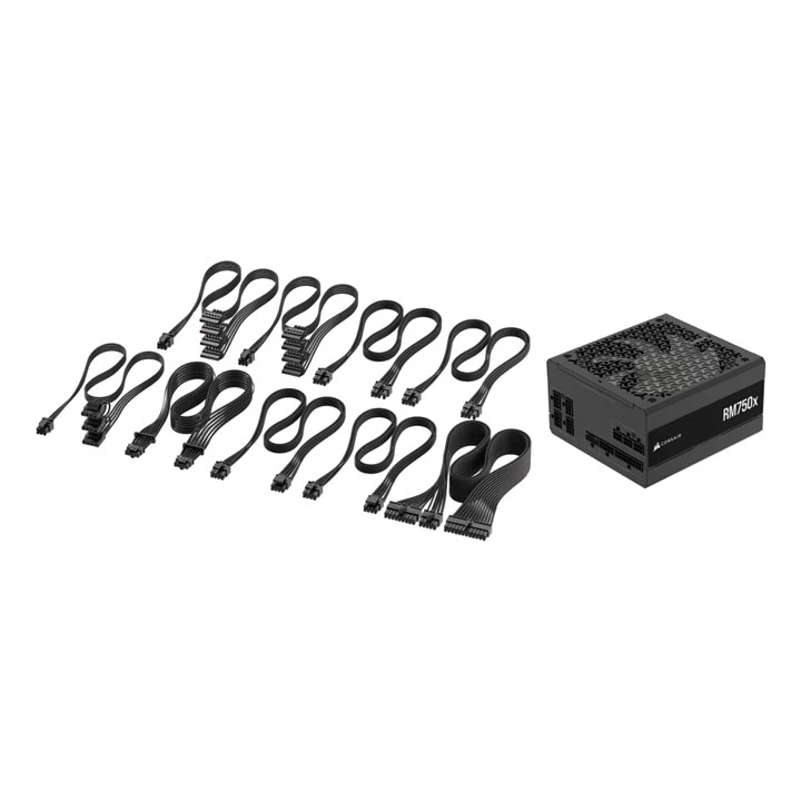 Corsair RM750x Power Supply Unit 750 W 24-Pin ATX ATX Black - Image 2