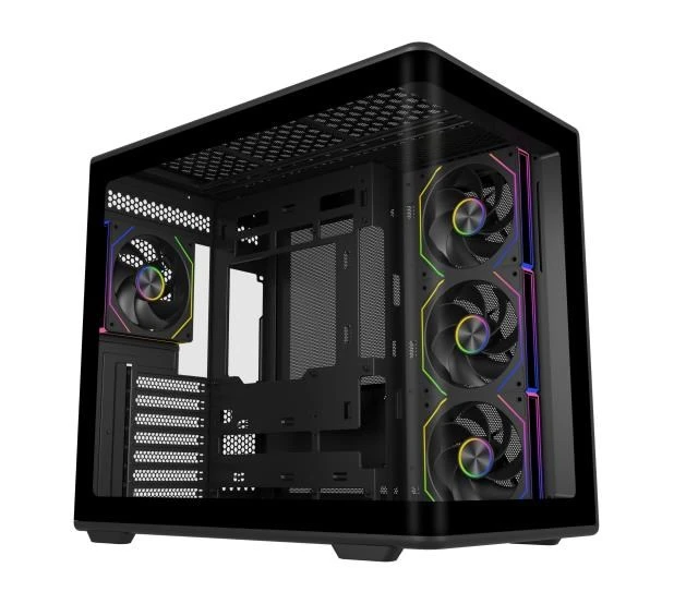 Cooler Master Elite 600 Tower Black, Transparent - Image 2