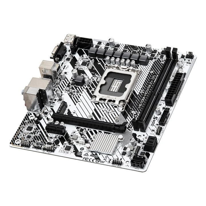 Asrock H610M-HDV/M.2+ D5 Intel H610 LGA 1700 Micro ATX - Image 3