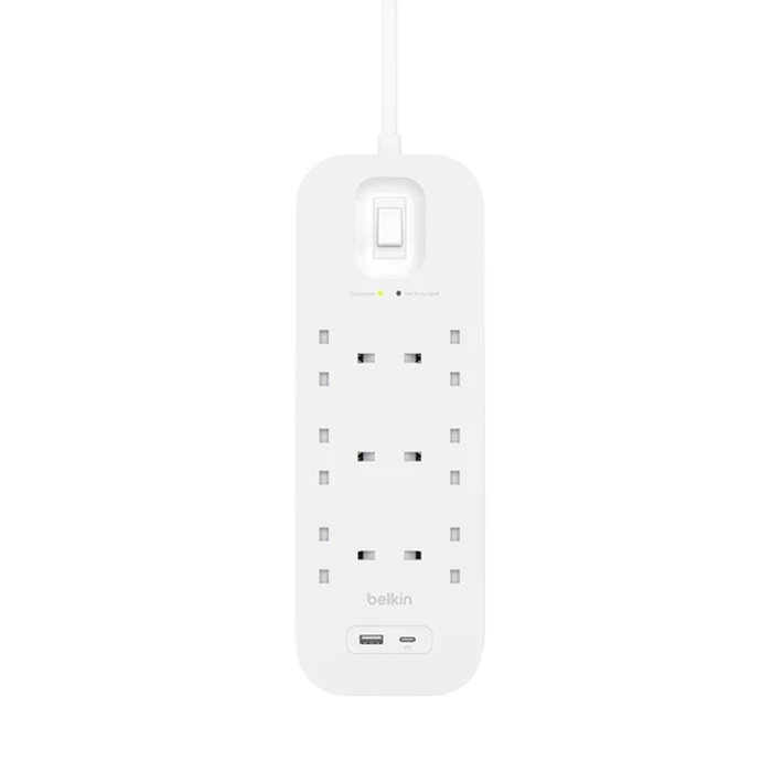 Belkin Connect White 6 AC outlet(s) 2 m - Image 2