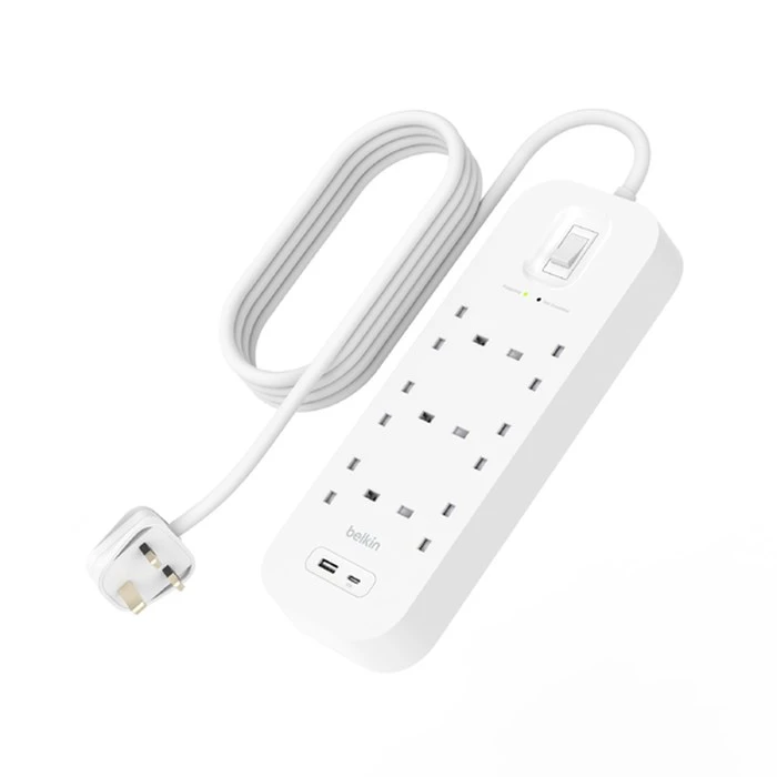Belkin Connect White 6 AC outlet(s) 2 m - Image 3