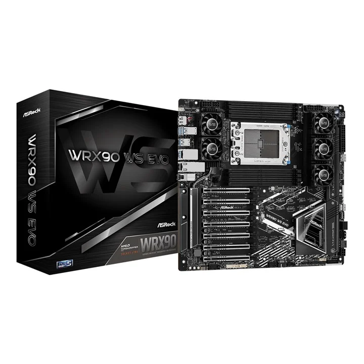 Asrock WRX90 WS EVO Motherboard AMD WRX90 Socket sTR5 EEB