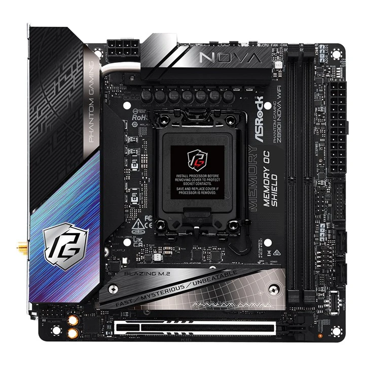Asrock Phantom Gaming Z890I Nova WiFi Intel Z890 LGA 1851 (Socket V1) Mini ITX - Image 2