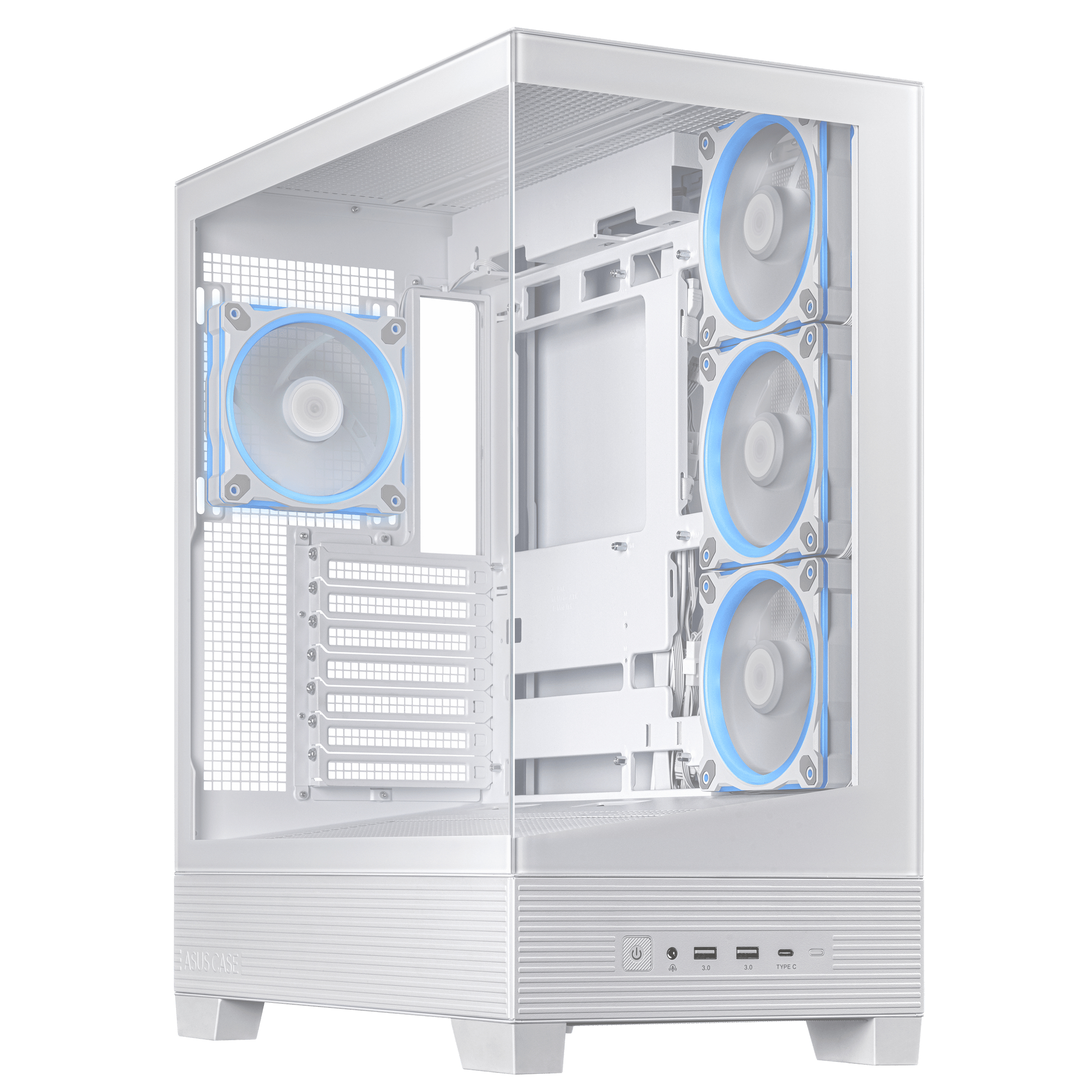 ASUS A31 Plus TG ARGB WHITE Midi Tower - Image 2