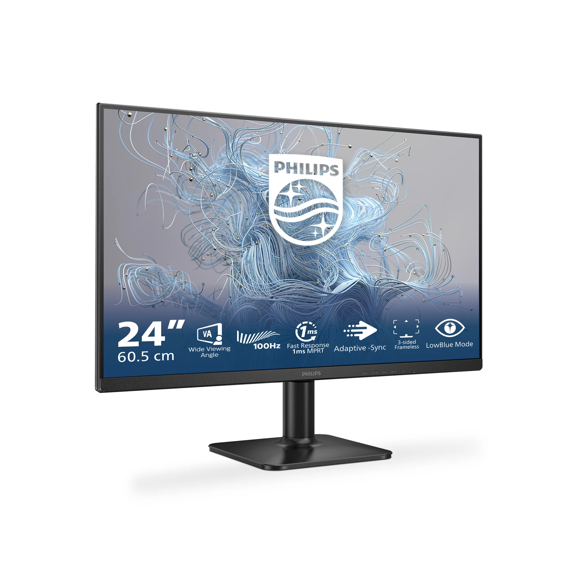 Philips 1000 series 24E2N1100LB/00 computer monitor 60.5 cm (23.8") 1920 x 1080 pixels Full HD LCD Black - Image 3
