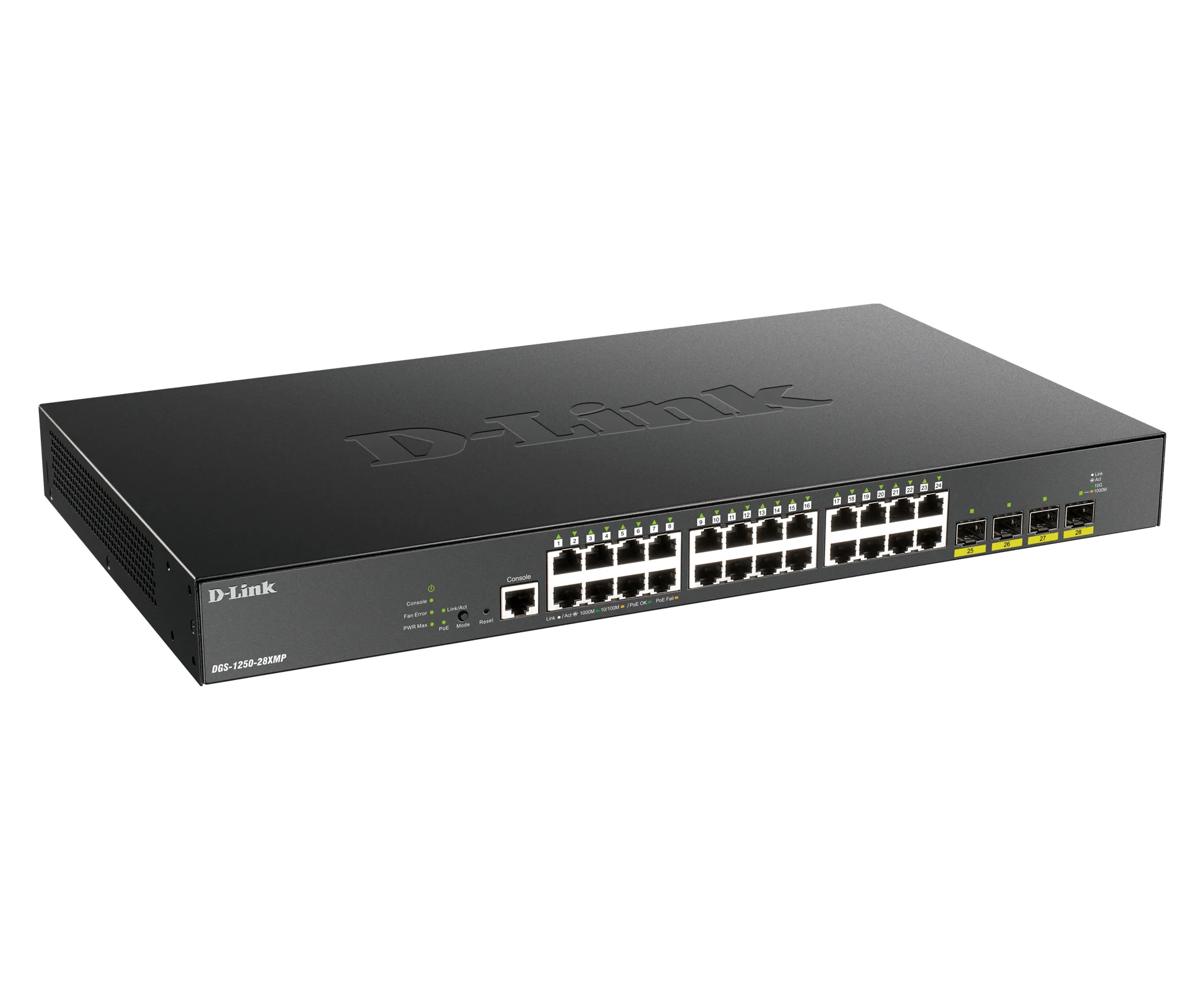 D-Link 24-port Gigabit PoE Smart Managed Switch with 4x 10G SFP+, 370Watts - Image 2