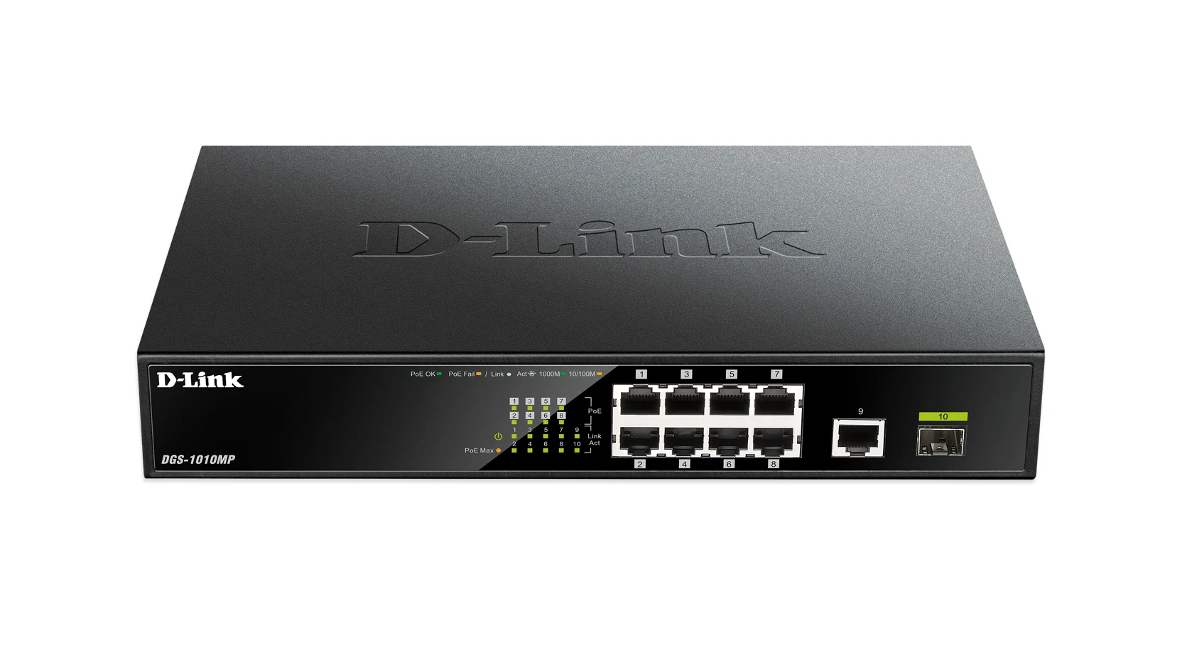D-Link 10-Port Gigabit PoE Unmanaged Switch - Image 2
