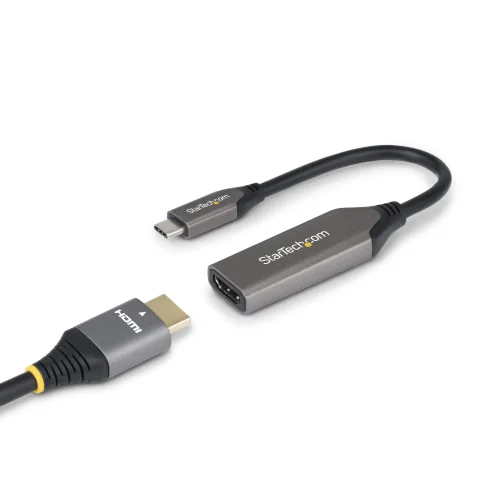 StarTech.com USB-C to HDMI Adapter, 8K 60Hz / 4K 120Hz, Thunderbolt / USB4 Compatible, USB C to HDMI 2.1 Converter, HDR1