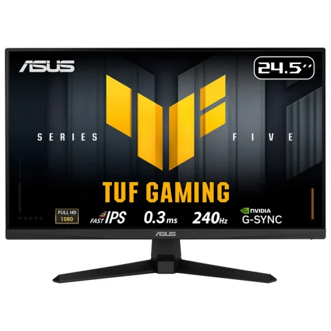 ASUS TUF Gaming VG259QM5A computer monitor 62.2 cm (24.5") 1920 x 1080 pixels Full HD LCD Black