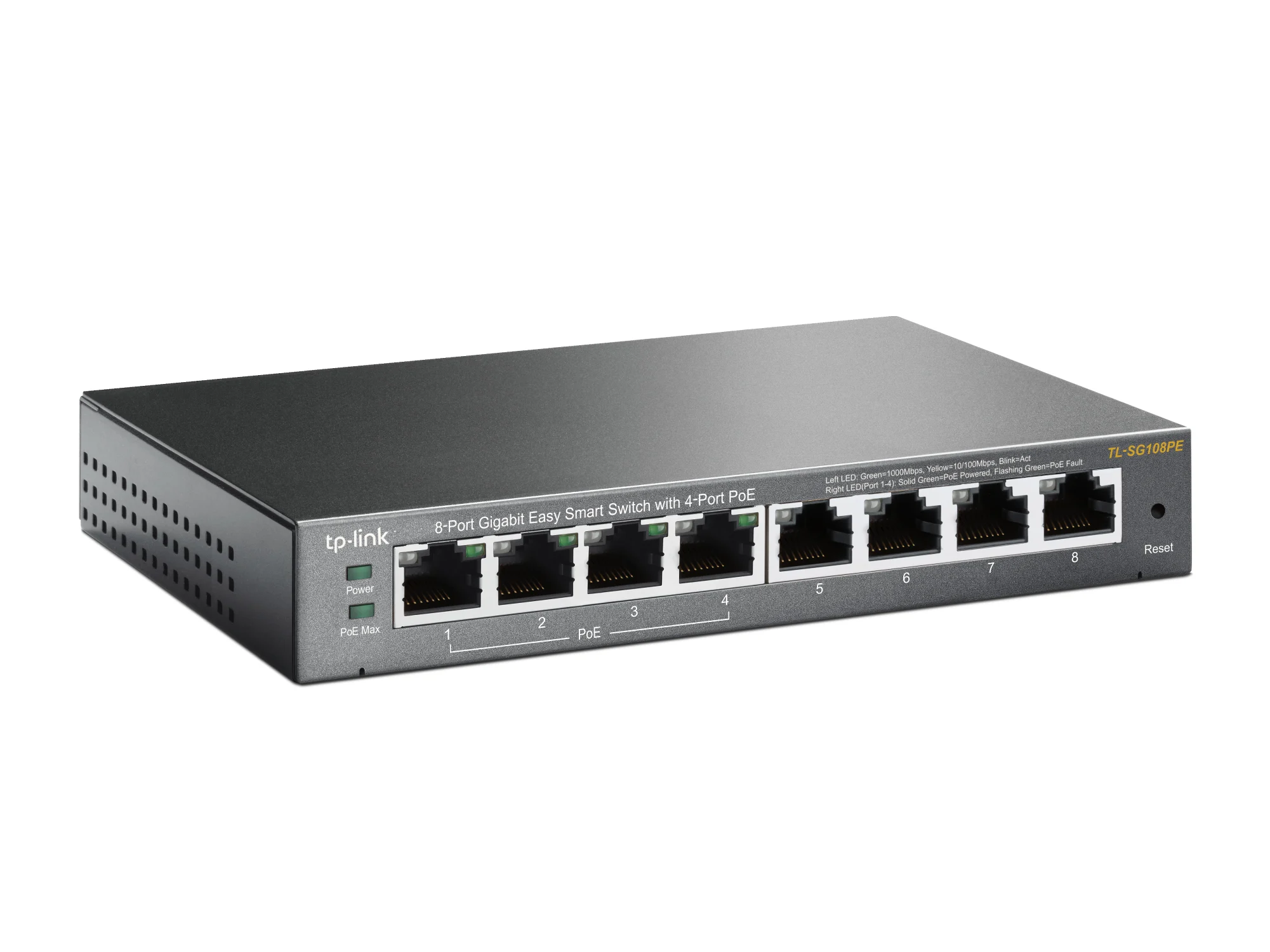 TP-Link 8-Port Gigabit Easy Smart Switch with 4-Port PoE - Image 2
