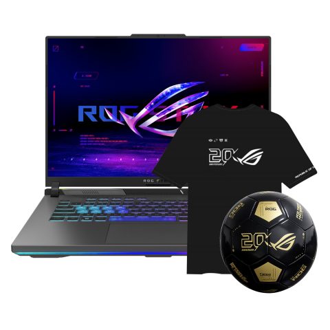 ASUS ROG Strix G16 G614PW-RV006W AMD Ryzen™ 9 8940HX Laptop 40.6 cm (16") WUXGA 16 GB DDR5-SDRAM 1 TB SSD NVIDIA GeForce