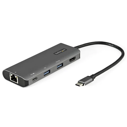 StarTech.com USB C Multiport Adapter - 10Gbps USB Type-C Mini Dock with 4K 30Hz HDMI - 100W Power Delivery Passthrough -