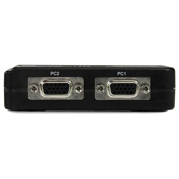 StarTech.com 2 Port Black USB KVM Switch Kit with Audio and Cables - Image 3
