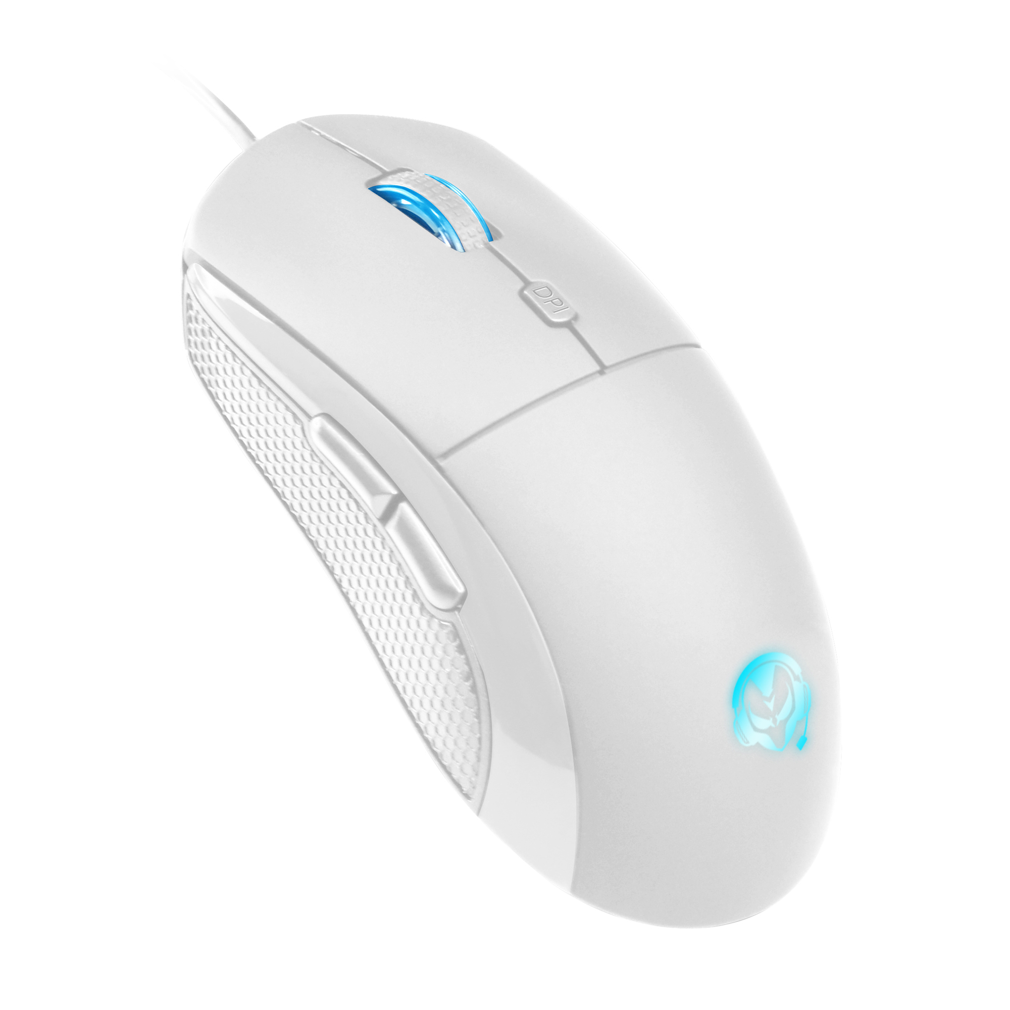 VIDA GAMER WHT 4IN1 USB KB MS HS KIT keyboard Mouse included Gaming QWERTY UK English White - Image 3