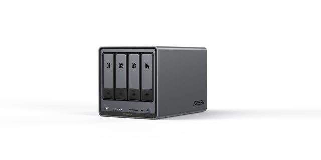 Ugreen NETWORK ATTACHED DX4800PL DISKLESSUK NAS Desktop IntelĀ® PentiumĀ® 8 GB DDR5 0 TB HDD+SSD UGOS Pro