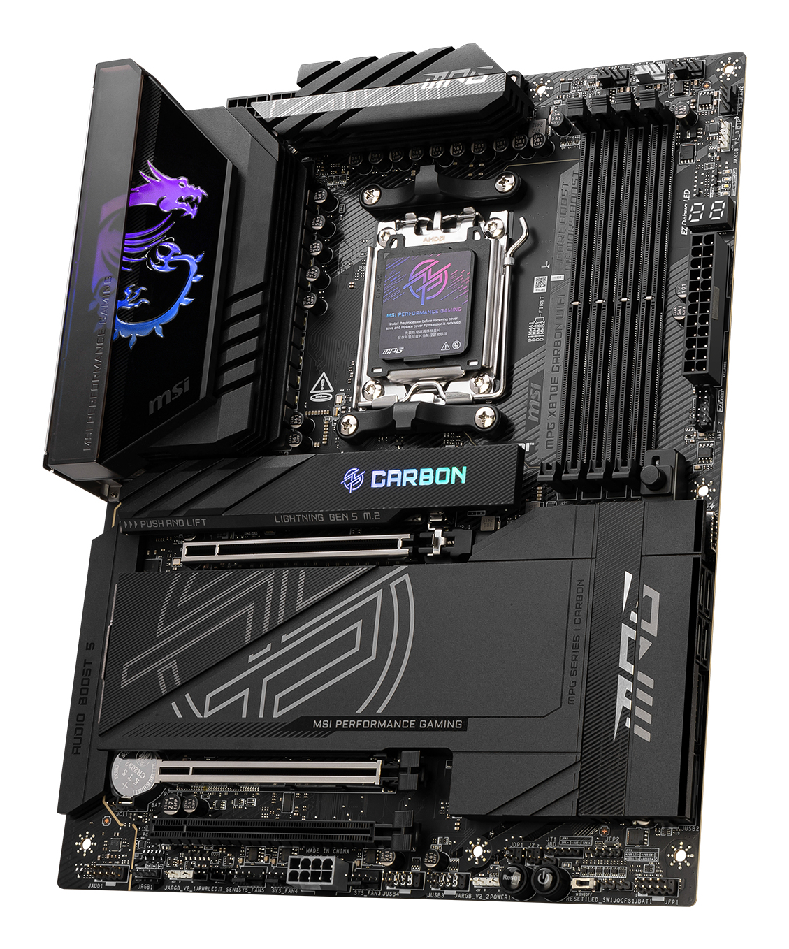 MSI MPG X870E CARBON WIFI motherboard AMD X870E Socket AM5 ATX - Image 3