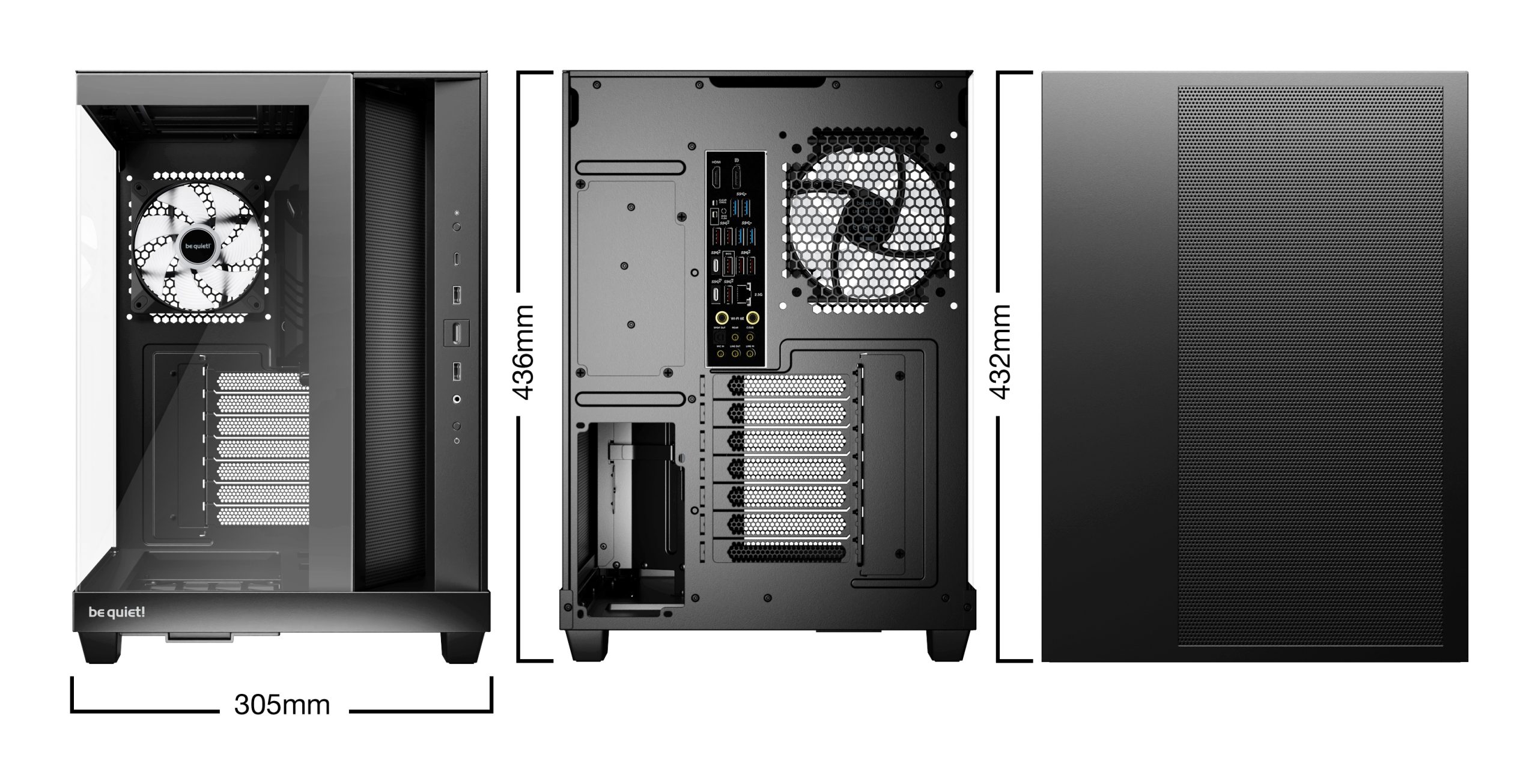 be quiet! Light Base 500 LX Black Midi Tower - Image 2