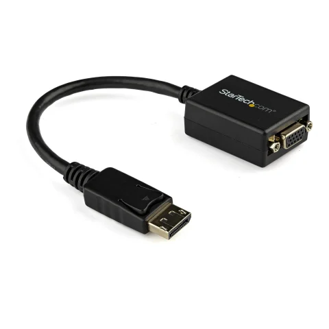 StarTech.com DisplayPort to VGA Adapter - Active DP to VGA Converter - 1080p Video - DisplayPort Certified - DP/DP++ Sou
