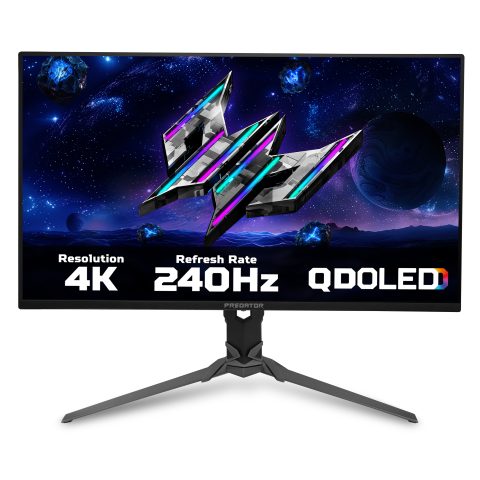 Acer X Predator X27X1 - 26.5", Ultra HD (3840x2160), QD-OLED, 240Hz, 0.03ms, HDR400 TrueBlack, FreeSync Premium Pro, Gam