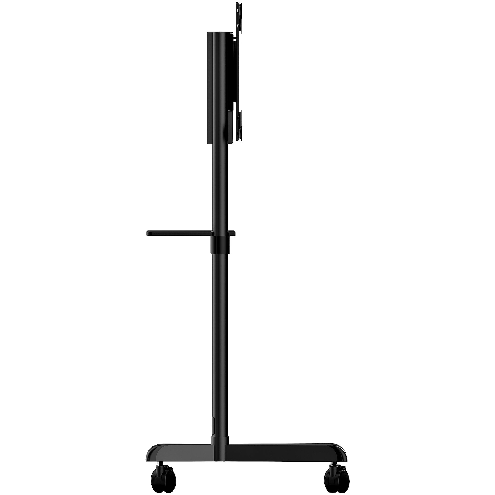 StarTech.com Mobile TV Cart - Portable Rolling TV Stand for 37-70" VESA Display (154lb/70kg) - TV Stand w/Shelf & Storag - Image 3