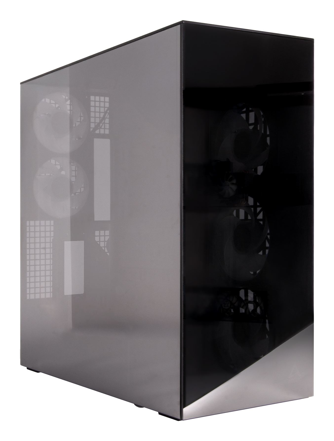 ARCTIC Xtender VG (Mirror Black) Premium E-ATX PC Case with Vertical GPU Mounting - Image 2