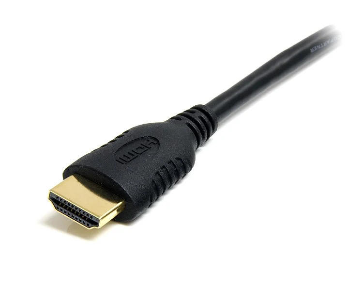 StarTech.com 2m Mini HDMI to HDMI Cable with Ethernet - 4K 30Hz High Speed Mini HDMI to HDMI Adapter Cable - Mini HDMI T - Image 2