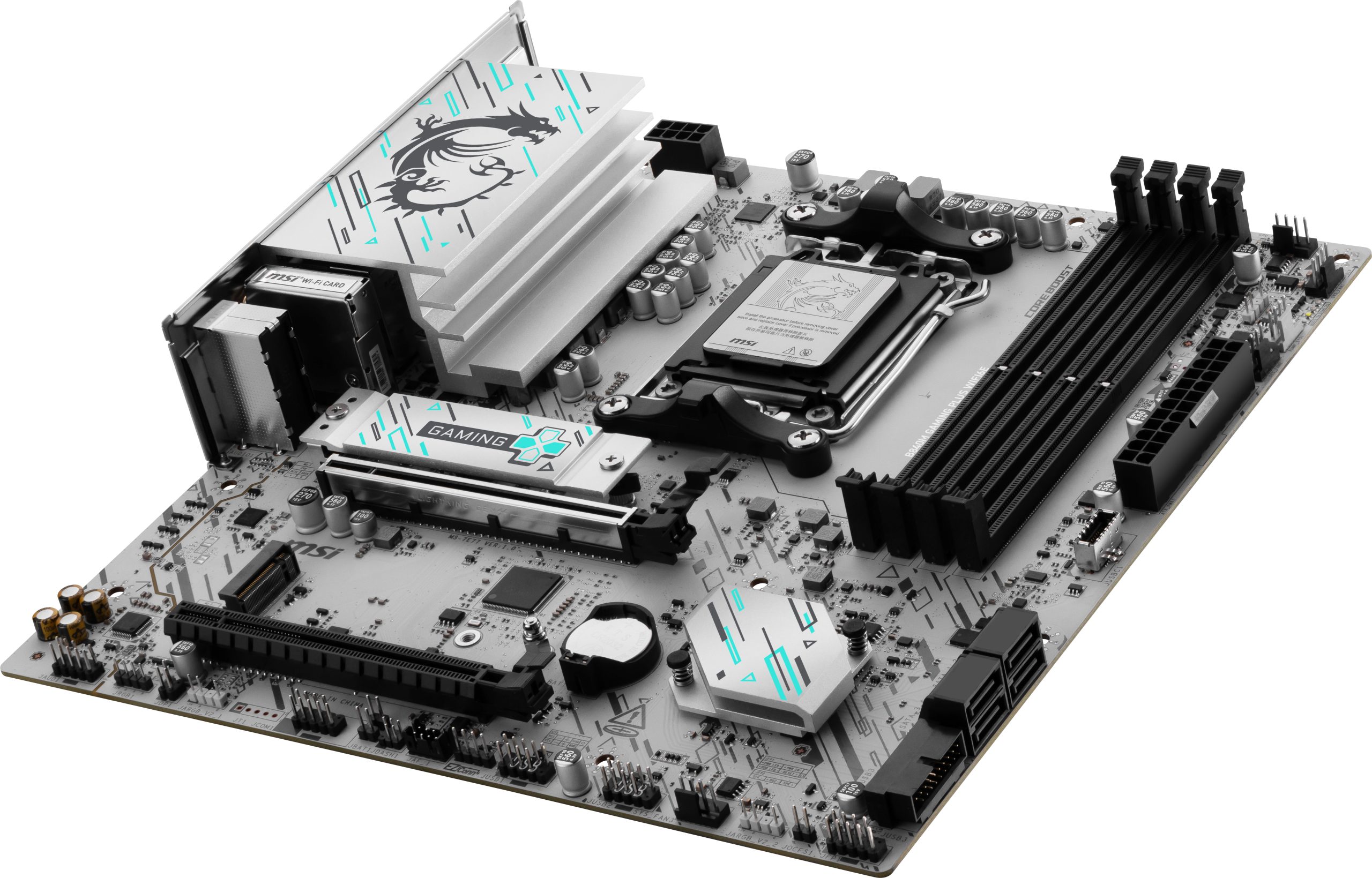 MSI B840M GAMING PLUS WIFI6E motherboard AMD B840 Socket AM5 micro ATX - Image 2