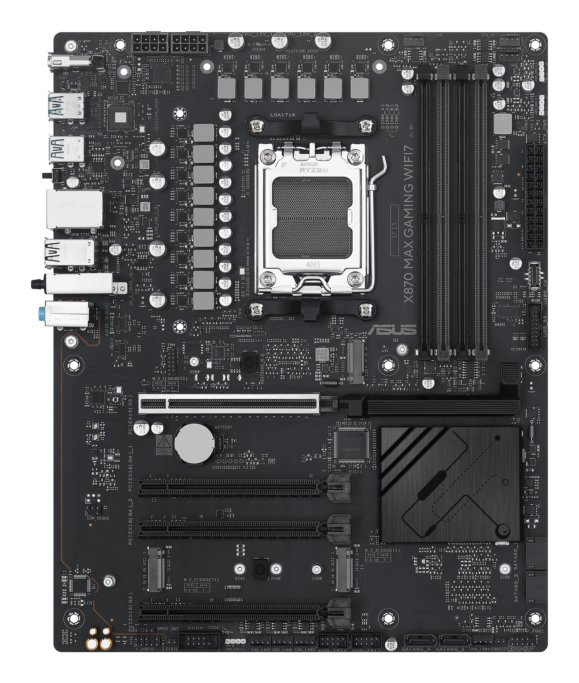 ASUS X870 MAX GAMING WIFI7 AMD X870 Socket AM5 ATX - Image 2