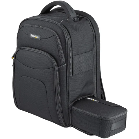 StarTech.com 15.6" Laptop Backpack with Removable Accessory Organizer Case - Professional IT Tech Backpack for Work/Trav