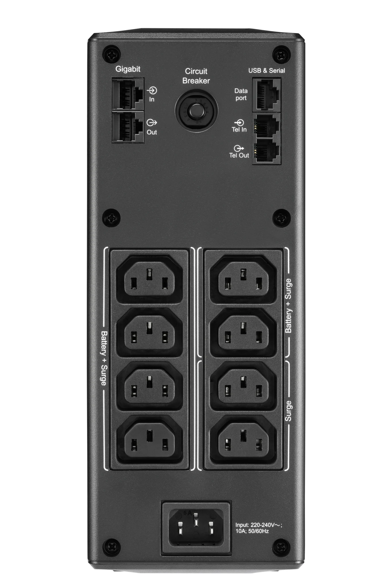 APC Back-UPS Pro, 1600VA/960W, Tower, 230V, 8x IEC C13 outlets, AVR, LCD, User Replaceable Battery - Image 2