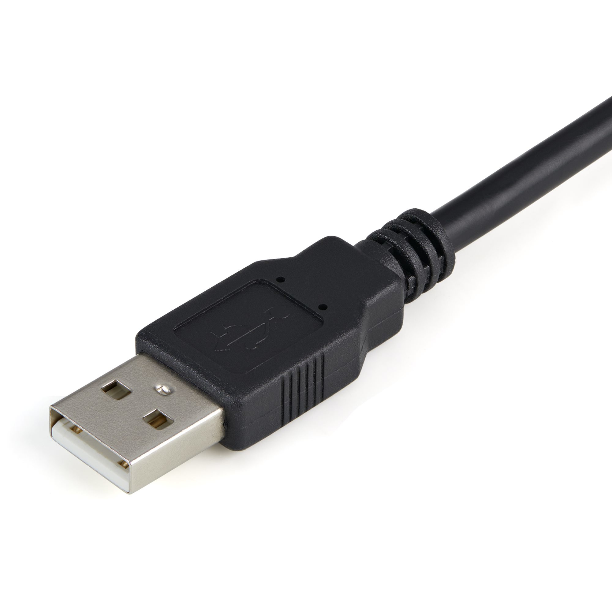 StarTech.com 6ft (1.8m) 1-Port FTDI USB to Serial RS232 Adapter Cable with COM Retention, USB to RS232 Adapter - TAA - Image 3