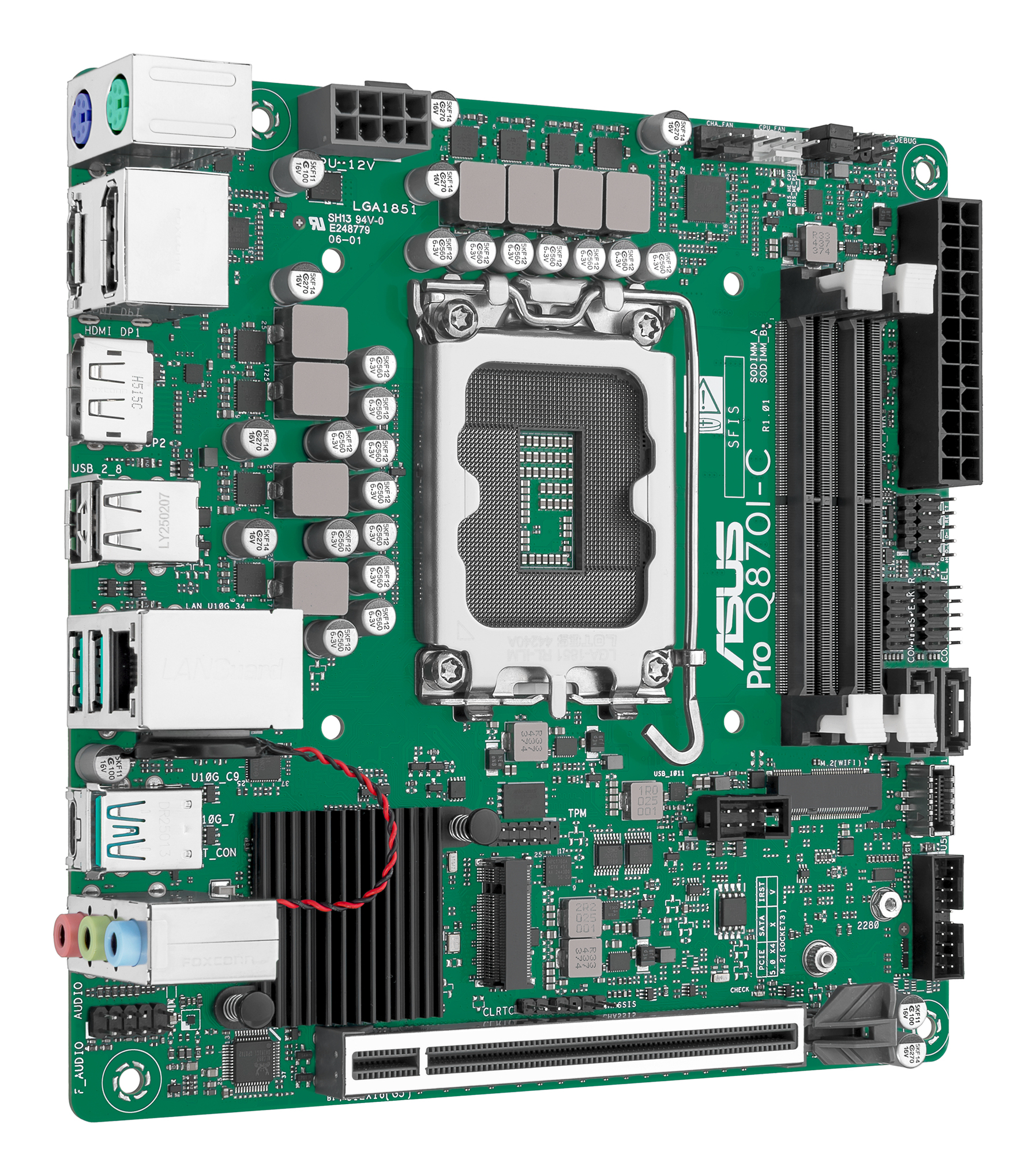 ASUS PRO Q870I-C-CSM Intel® Q870 LGA 1851 (Socket V1) mini ITX - Image 2