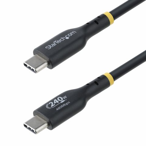StarTech.com 13ft (4m) USB-C Charging Cable, Charge & Sync, 240W (5A) PD EPR, USB 2.0 Laptop Charger Cable, USB-IF Certi