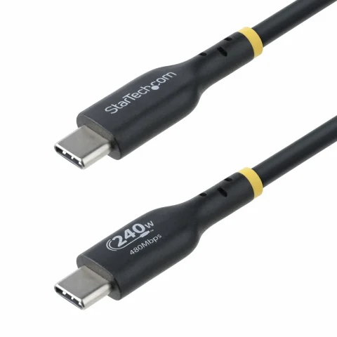 StarTech.com 13ft (4m) USB-C Charging Cable, Charge & Sync, 240W (5A) PD EPR, USB 2.0 Laptop Charger Cable, USB-IF Certi