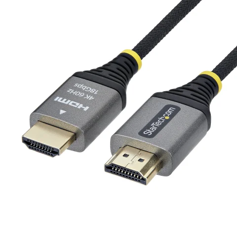 StarTech.com 3m (10ft) Premium Certified High Speed HDMI Cable, Ultra Flexible HDMI Cable, 4K 60Hz/1440p 144Hz w/HDR10/A