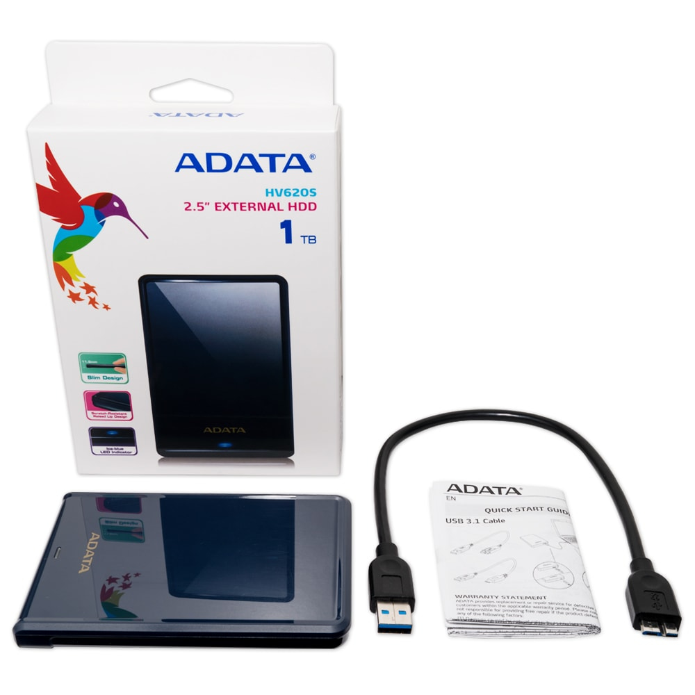 ADATA HV620S external hard drive 1 TB 2.5" Micro-USB B 3.2 Gen 1 (3.1 Gen 1) Blue - Image 3
