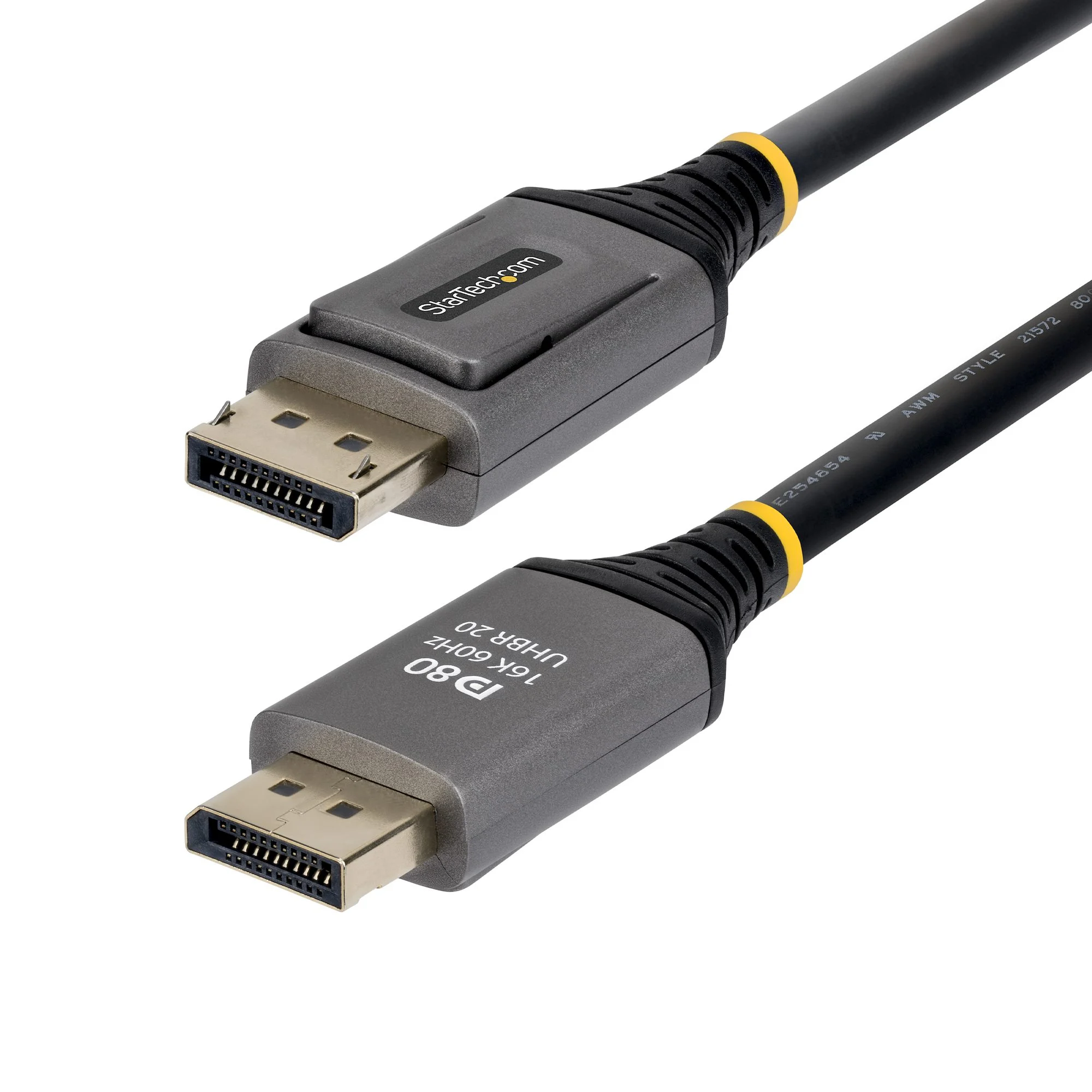 StarTech.com 1m DisplayPort 2.1 Cable, VESA Certified DP80 DisplayPort Cable, Uncompressed 10K/8K 60Hz, 16K 60Hz/8K 240H - Image 2
