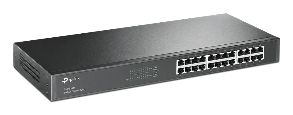 TP-Link TL-SG1024 network switch Unmanaged L2 Gigabit Ethernet (10/100/1000) Black - Image 2
