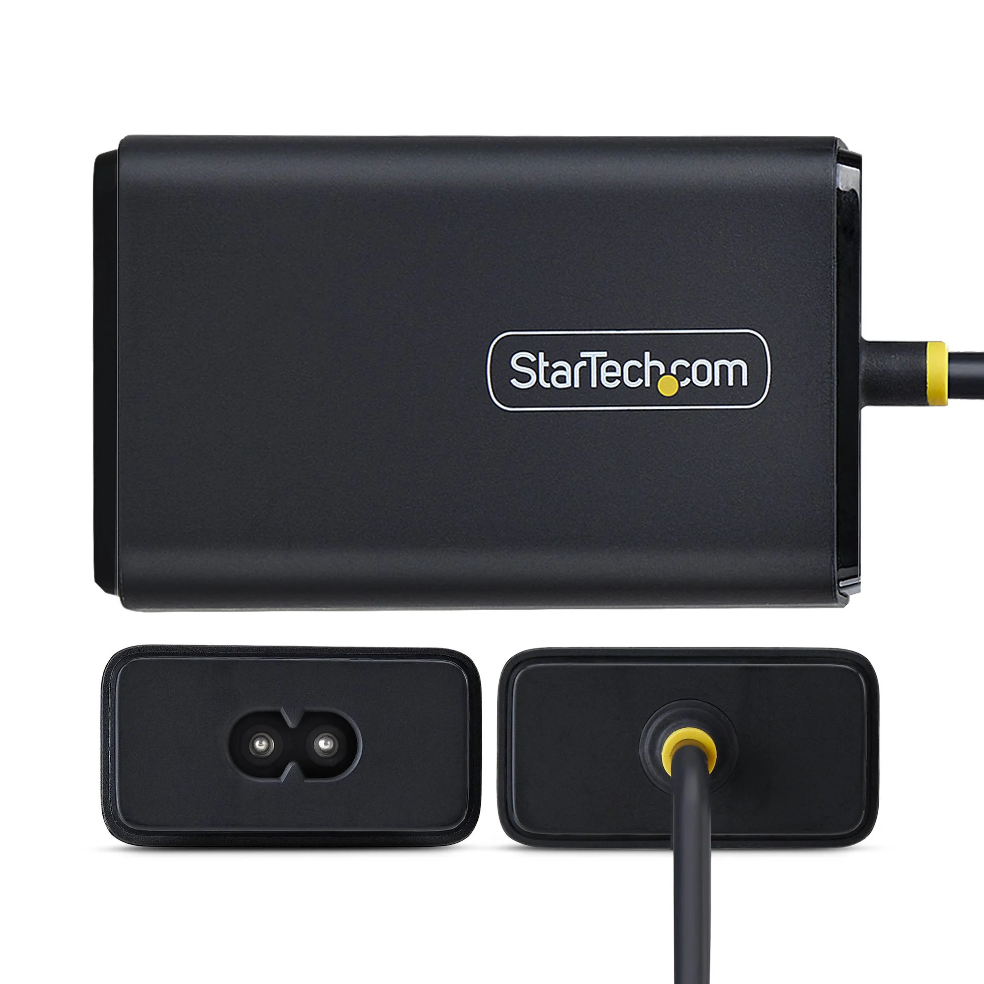 StarTech.com 65W USB-C Laptop Charger, 1.5m Tethered USB-C Cable, Power Adapter Brick for Dell, XPS, HP ProBook, MacBook - Image 2
