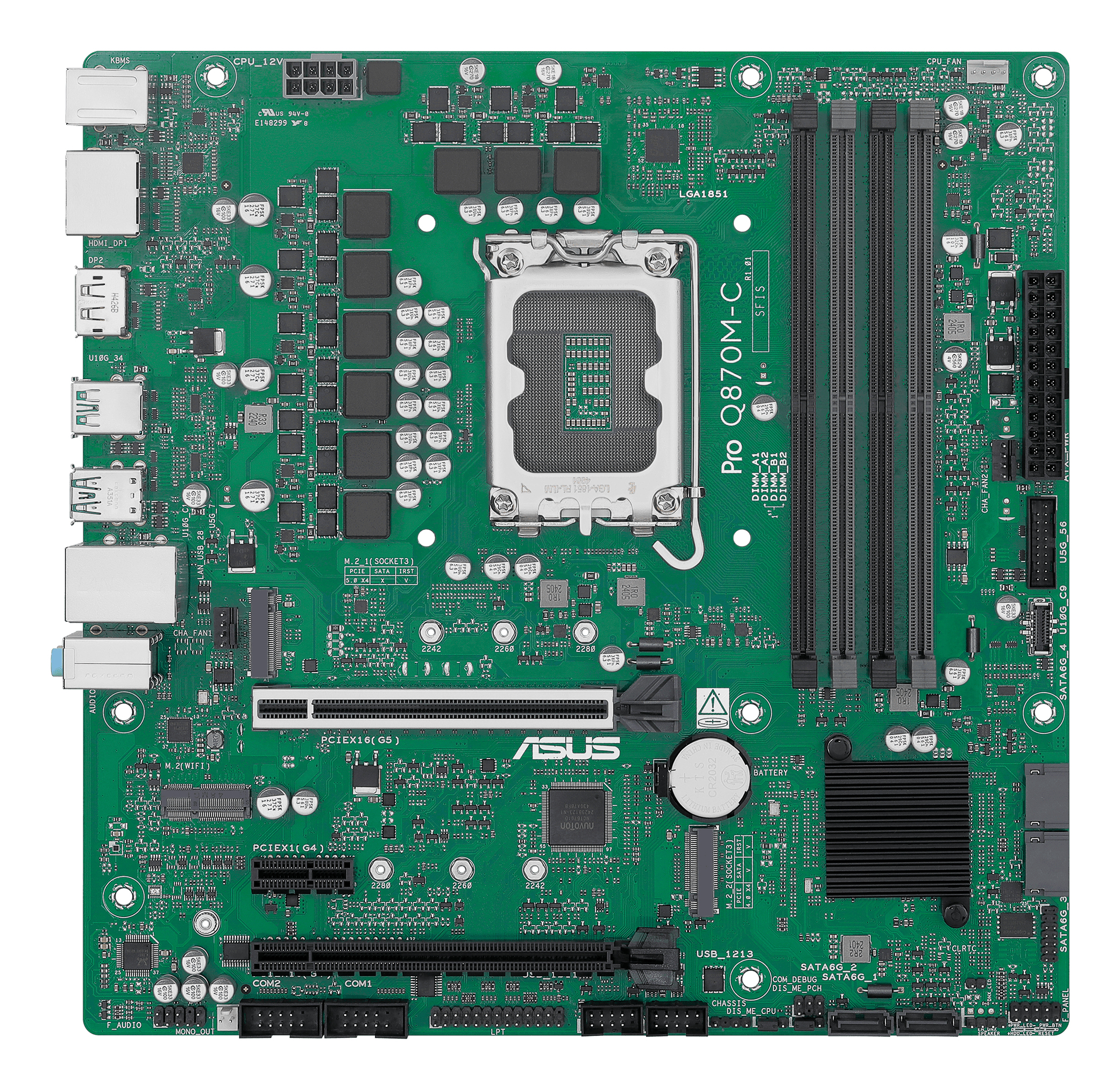 ASUS PRO Q870M-C-CSM Intel® Q870 LGA 1851 (Socket V1) micro ATX - Image 2