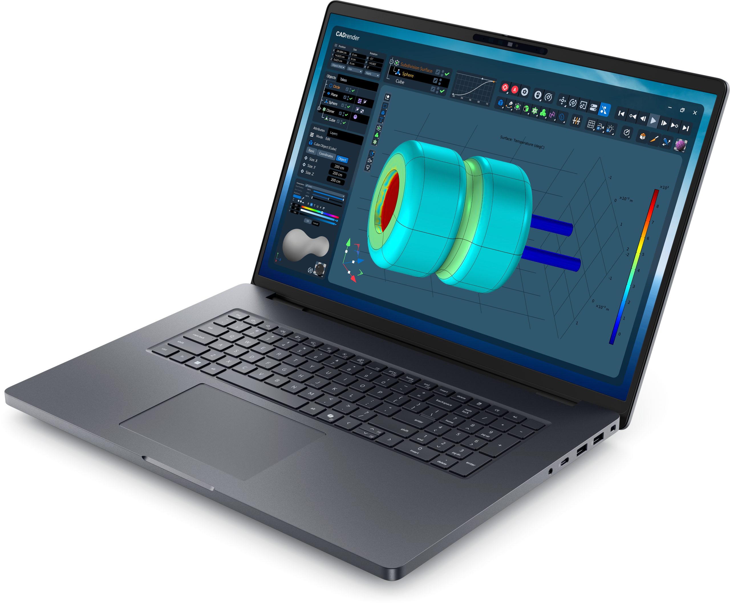 DELL Pro Max 18 Plus MB18250 Intel Core Ultra 7 265HX Mobile workstation 45.7 cm (18") Quad HD+ 32 GB DDR5-SDRAM 1 TB SS - Image 2