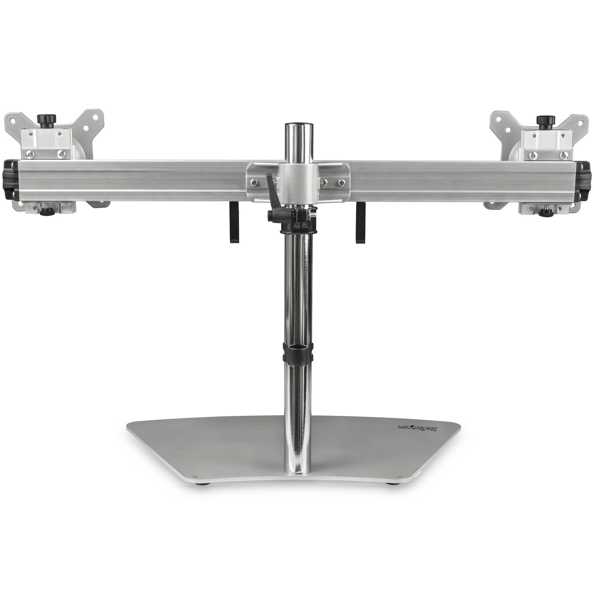 StarTech.com Dual Monitor Stand - Ergonomic Free Standing Dual Monitor Desktop Stand for two 24" (17.6lb/8kg) VESA Mount - Image 2