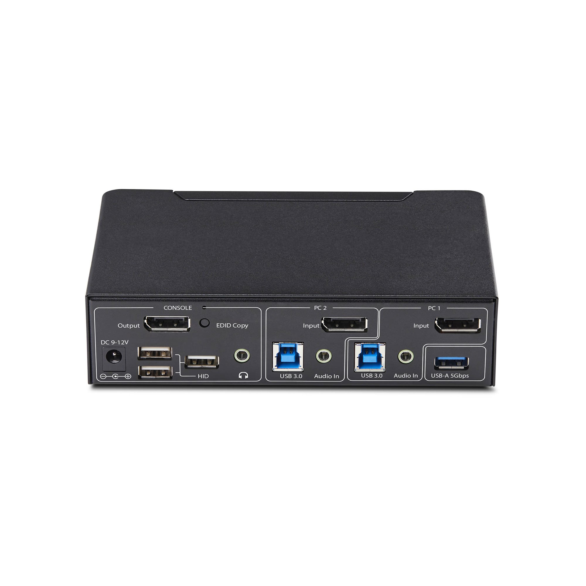 StarTech.com 2-Port DisplayPort KVM Switch, 4K 60Hz, DP 1.2, EDID Management, 2-Port USB 3.0 Hub, 4x USB HID Ports, TAA - Image 3