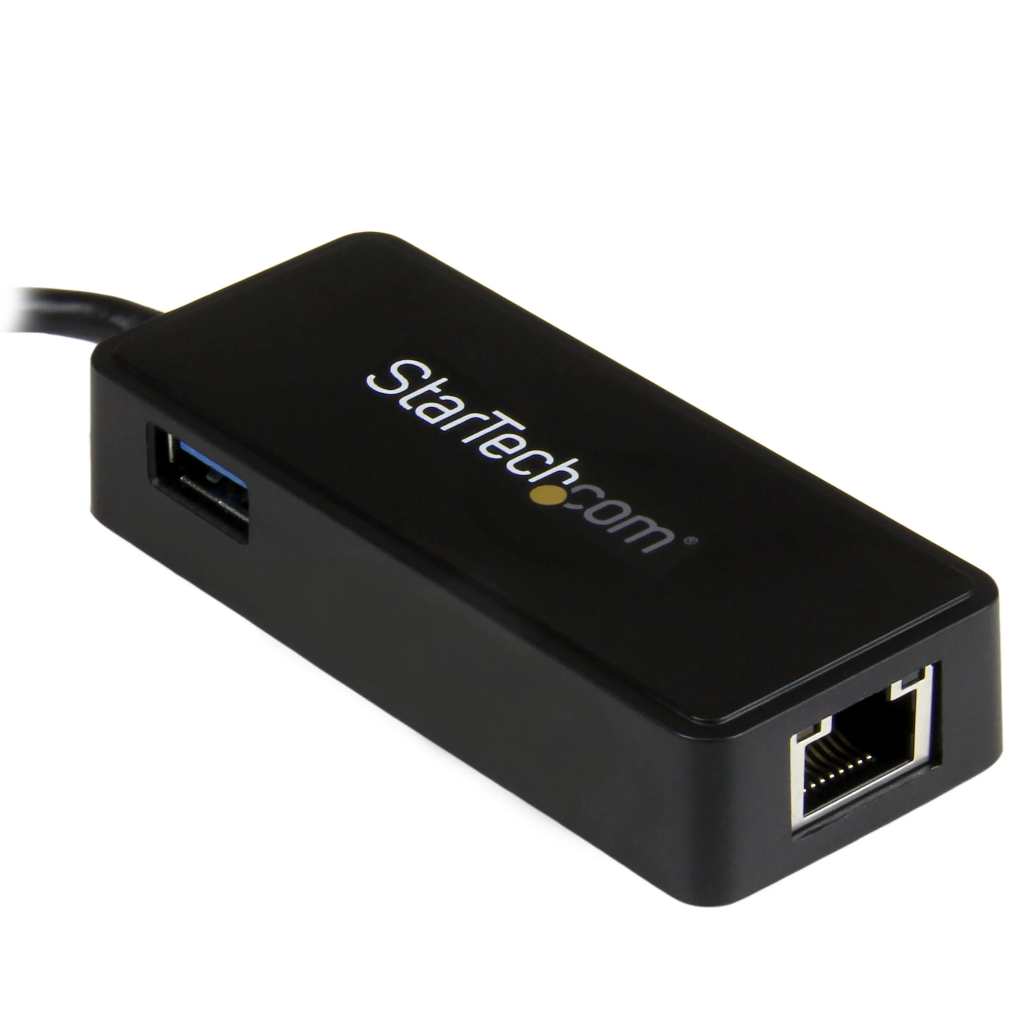 StarTech.com USB-C to Gigabit Network Adapter with Extra USB 3.0 Port - Black - Image 3