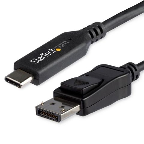 StarTech.com 6ft (1.8m) USB C to DisplayPort 1.4 Cable - 4K/5K/8K USB Type-C to DP 1.4 Alt Mode Video Adapter Converter